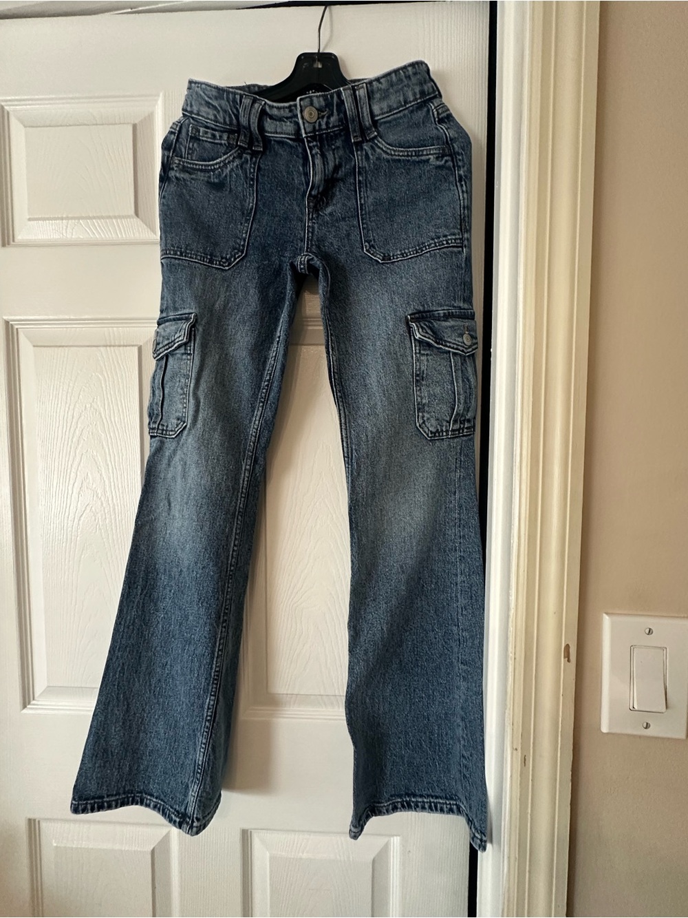Aeropostale Girls Blue Cargo Jeans